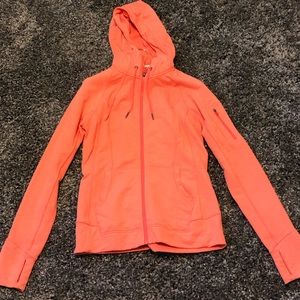 Athlete Coral Zip up Hoodie